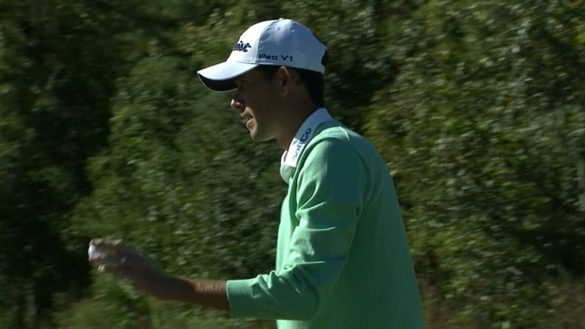 Chesson Hadley's incredible shot leads to eagle at Sanderson Farms
