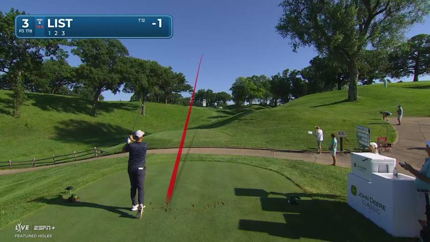 Luke List nearly aces No. 3 at John Deere