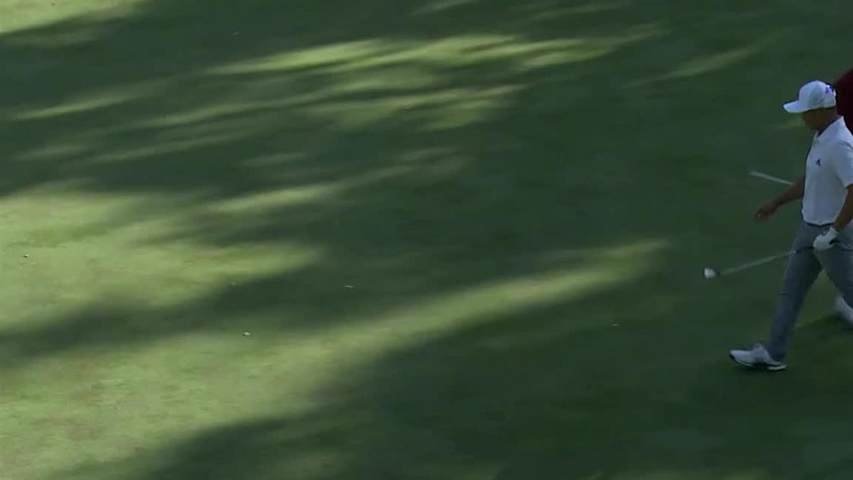 John Oda's 25-foot birdie putt from the fringe at Safeway Open