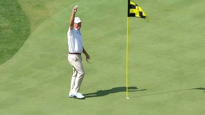 Fred Funk's hole-in-one at Constellation SENIOR PLAYERS