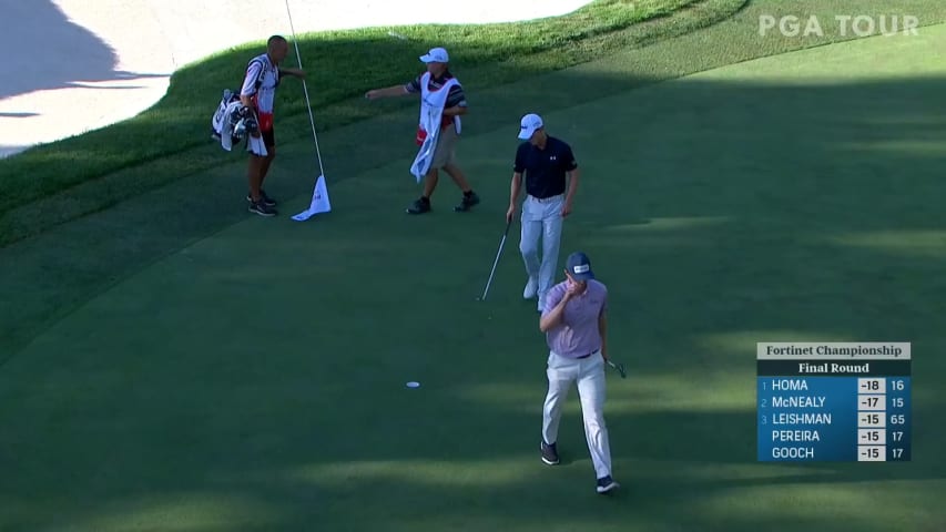 Jim Knous gets up-and-down to yield birdie at Fortinet Championship