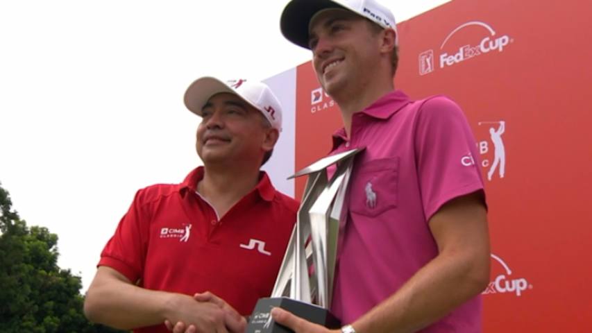Justin Thomas successfully defends his title at CIMB