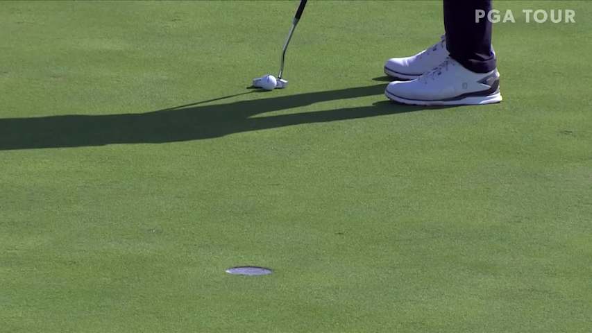 Cameron Tringale birdies No. 18 in Round 4 at 3M Open