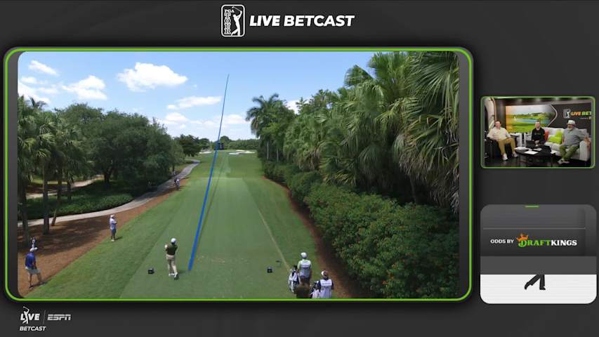 Aldrich Potgieter hits tee shot to 8 feet, sets up birdie on No. 13 at Cadillac