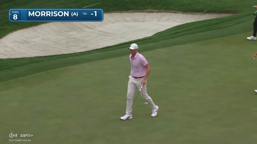 Tommy Morrison makes birdie on No. 17 at THE CJ CUP