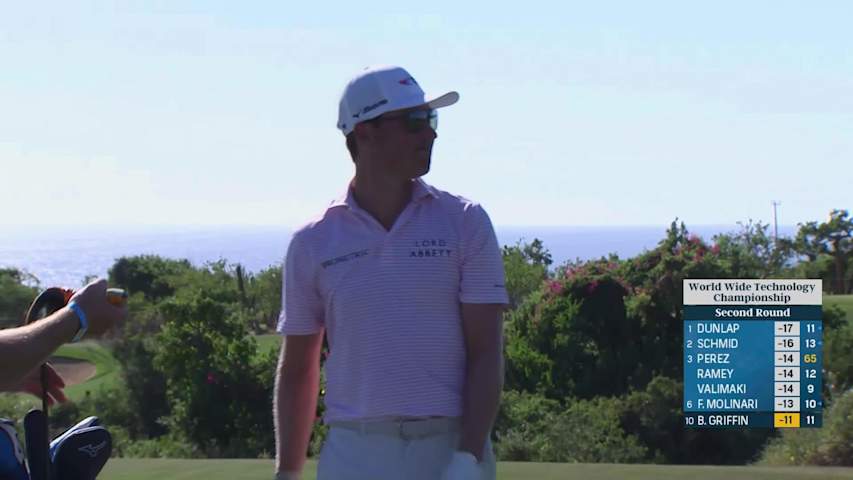 Ben Griffin makes birdie on No. 12 at World Wide Technology