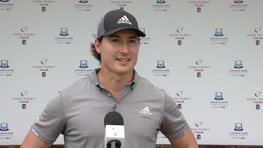 Charlie Saxon interview after Round 1 of the Lincoln Land