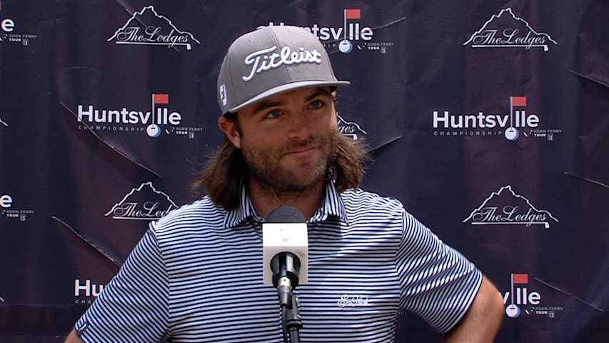 Joey Garber interview after Round 2 of Huntsville Championship