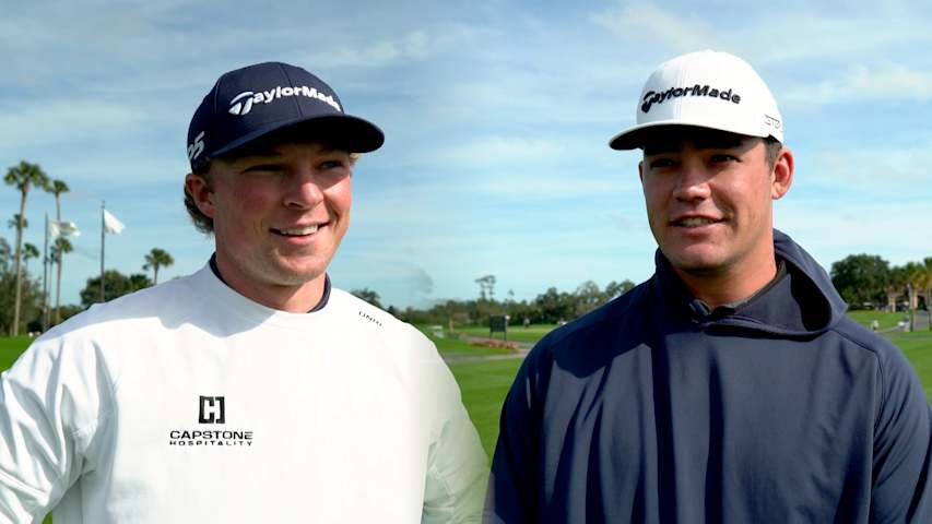 Frankie Capan III and Van Holmgren chase cards together at PGA TOUR Q-School