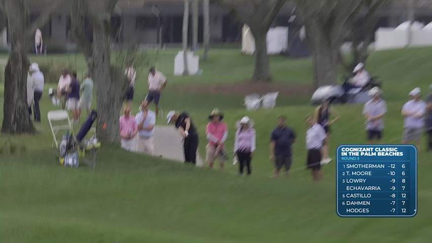 Danny Walker holes out crazy 179-yard eagle approach from rough at Cognizant Classic