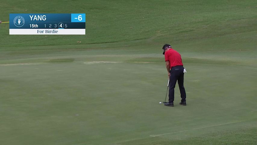 Y.E. Yang makes birdie on No. 15 at Regions Tradition