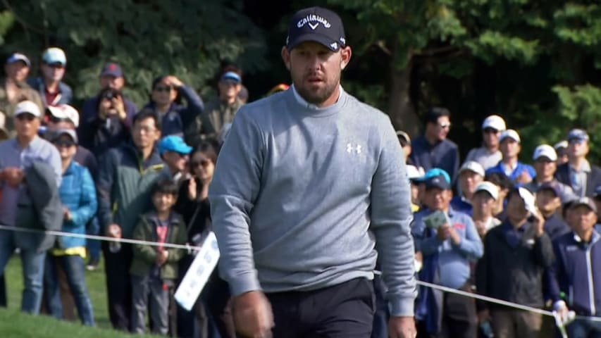 Scott Brown curls it in from long range at THE CJ CUP