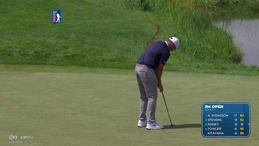 Kevin Roy makes birdie on No. 4 at 3M Open