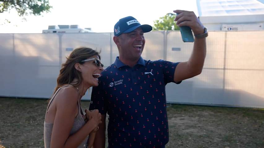 Go all-access with mic'd up Gary Woodland after emotional victory