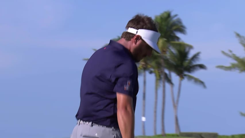 Taylor Dickson makes birdie on No. 15 at Bahamas Classic Atlantis