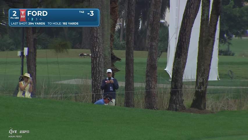 David Ford sinks 31-foot birdie putt on No. 2 at Cognizant Classic