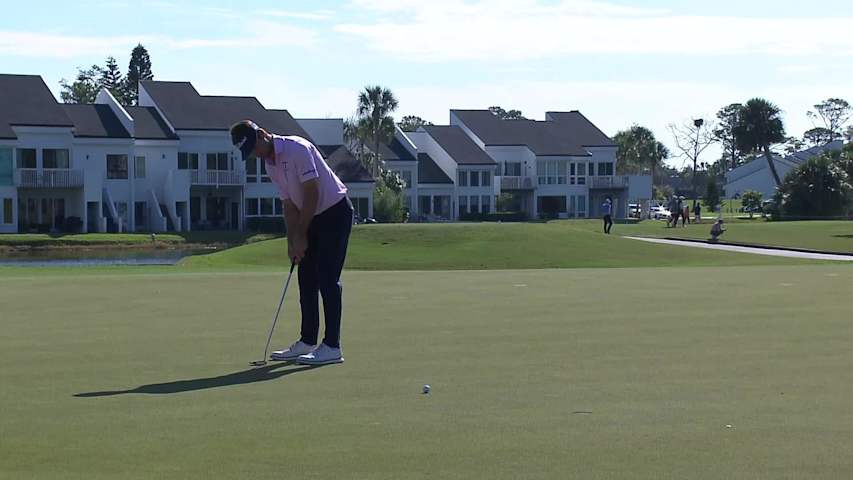 Trevor Cone makes birdie on No. 5 at PGA TOUR Q-School