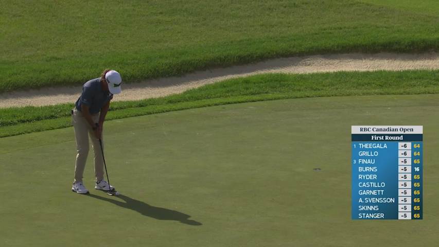 Eric Cole sinks 10-foot birdie putt on No. 17 at RBC Canadian
