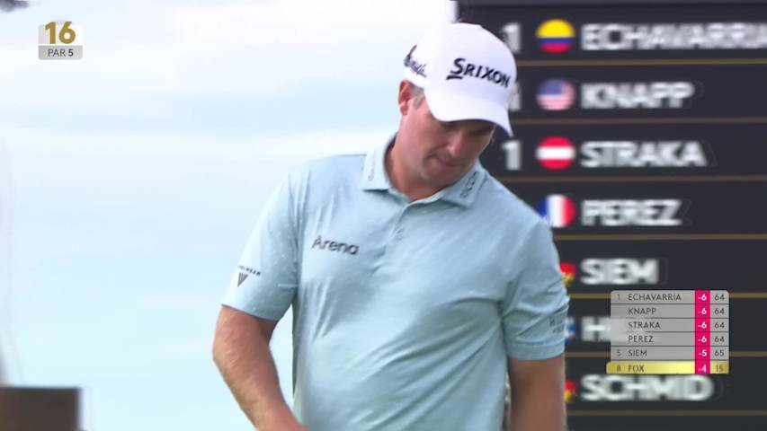 Ryan Fox makes birdie on No. 16 at Genesis Scottish Open