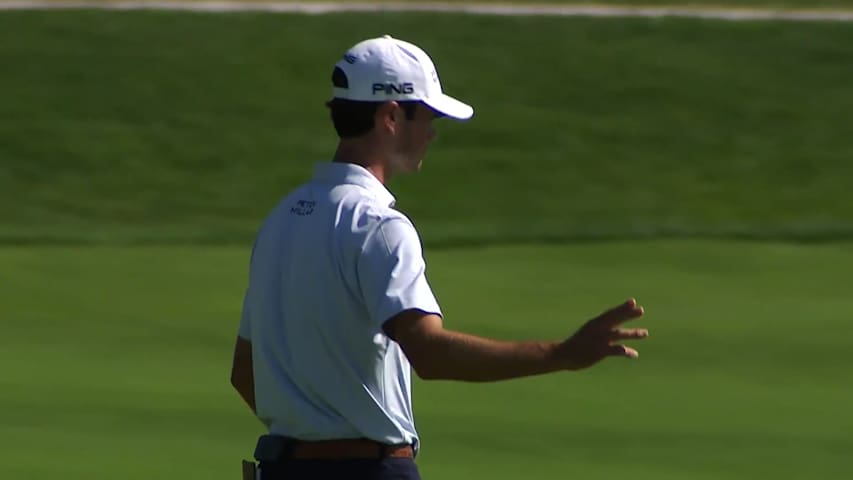 Cole Hammer sinks 26-foot birdie putt at Korn Ferry Tour Champ