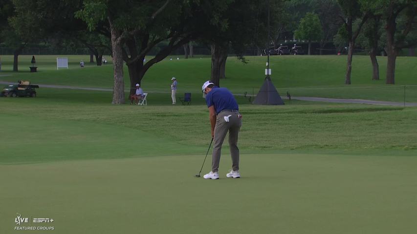 Will Chandler makes birdie on No. 2 at Charles Schwab