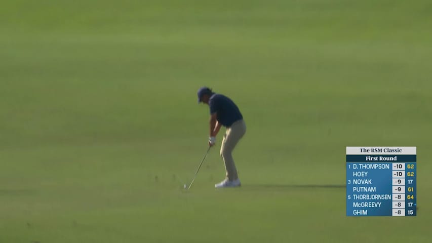 Doug Ghim hits approach close, sets up fourth straight birdie at The RSM Classic