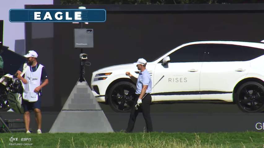 Max Greyserman hits 180-yard approach for hole-in-one at The Genesis