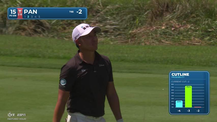 C.T. Pan reaches par-5 No. 15 in two, makes birdie at Wyndham