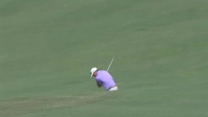 Fred Funk’s beautiful approach at Bermuda