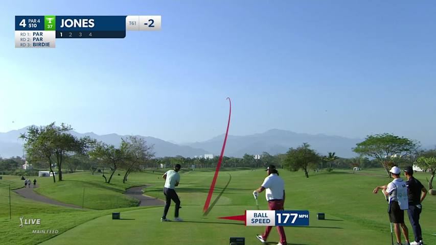 Matt Jones makes birdie on No. 4 at Mexico Open