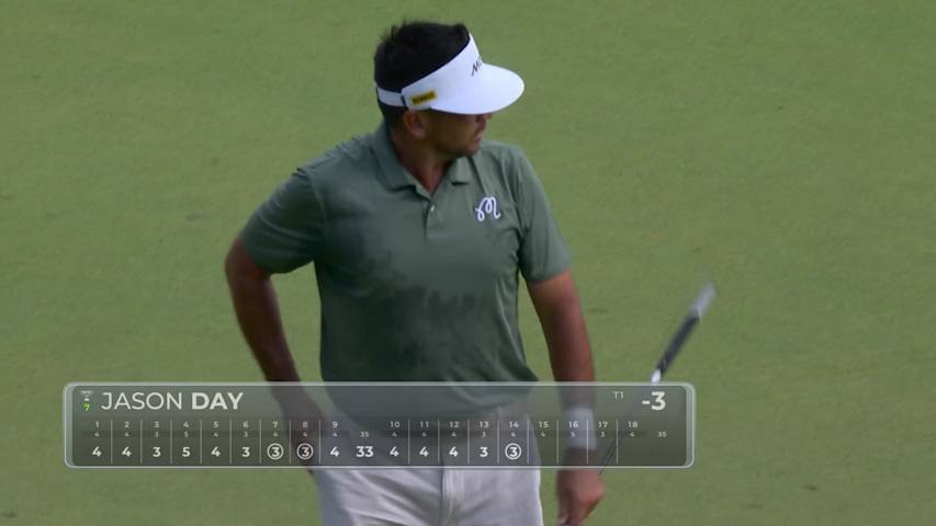 Jason Day makes birdie on No. 14 at BMW Championship