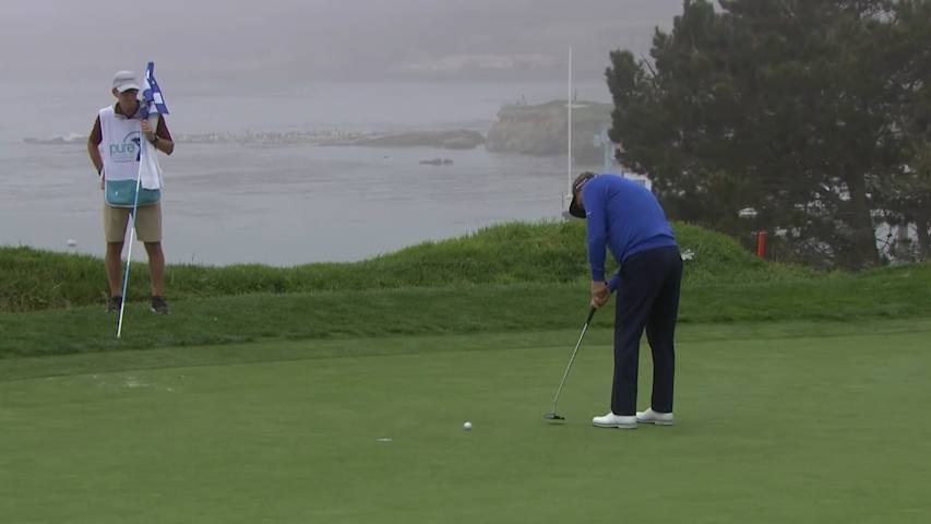 Paul Broadhurst converts birdie at PURE Insurance