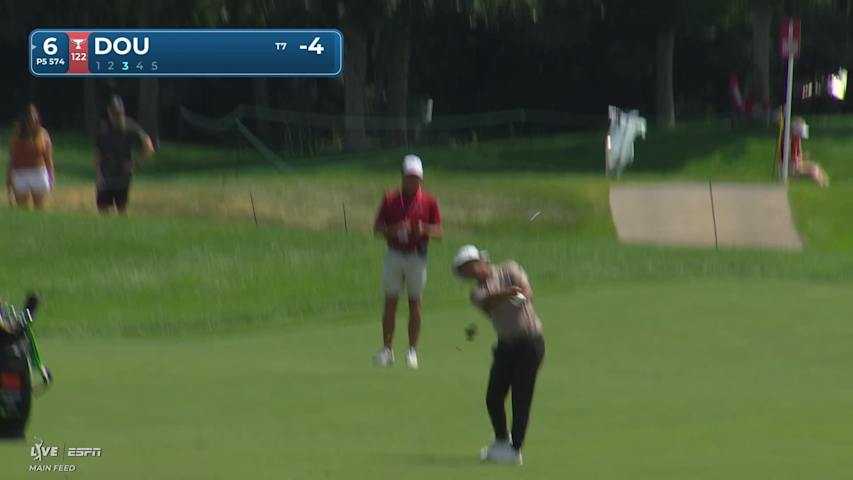 Zecheng Dou gets up-and-down from 107 yards for birdie at 3M Open
