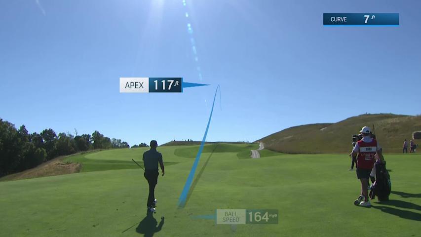 Julian Suri makes birdie on No. 14 at Korn Ferry Tour Champ