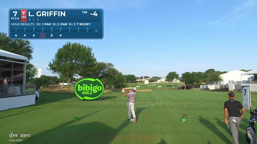 Lanto Griffin hits tee shot to 15 feet, sets up birdie on No. 7 at THE CJ CUP