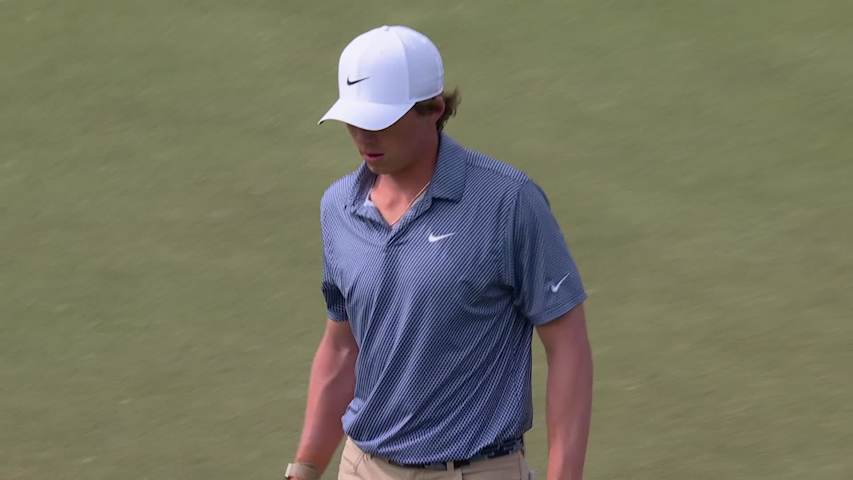 Gordon Sargent sinks 11-foot birdie putt on No. 13 at Cognizant Classic