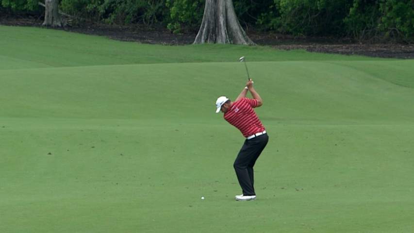 Gates birdies No. 16 in Round 4 of Zurich Classic