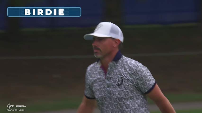Paul Peterson makes birdie on No. 15 at Wyndham