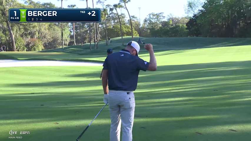 Daniel Berger makes 109-yard eagle approach shot on No. 1 at THE PLAYERS