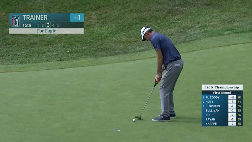 Martin Trainer makes eagle on No. 15 at ISCO Championship