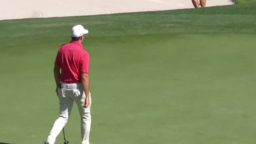 Michael Thompson drains 39-foot birdie putt at RBC Heritage