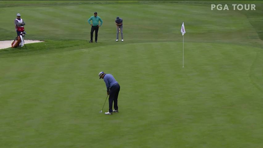 Tim Wilkinson sinks lengthy birdie putt at Safeway Open
