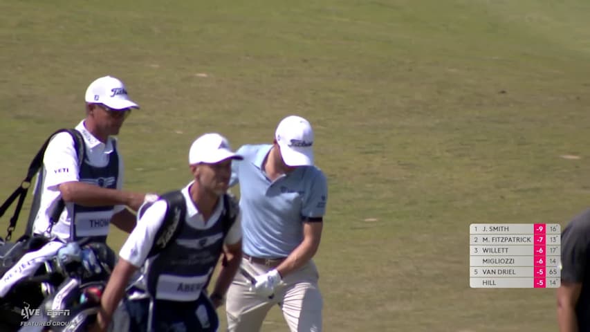 Justin Thomas makes 27-foot birdie putt at Genesis Scottish Open