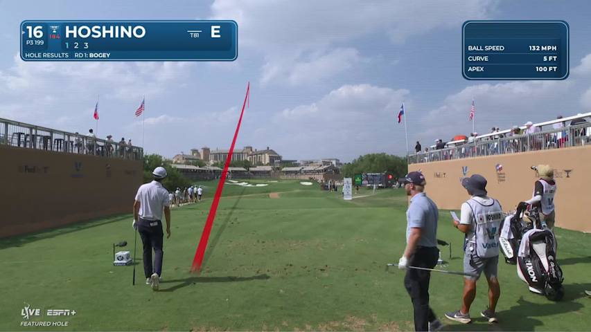 Rikuya Hoshino's tee shot sets up birdie at Valero