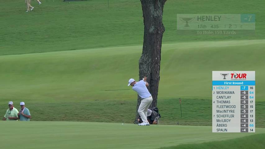 Russell Henley stays hot with flatstick for birdie at TOUR Championship