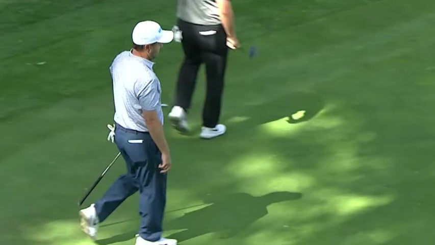 Richard Sterne’s birdie bump-and-run on No. 16 at WGC-Mexico