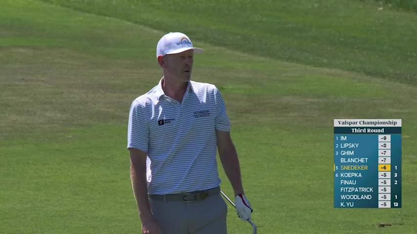Brandt Snedeker hits 161-yard approach to 5 feet, sets up birdie on No. 2 at Valspar