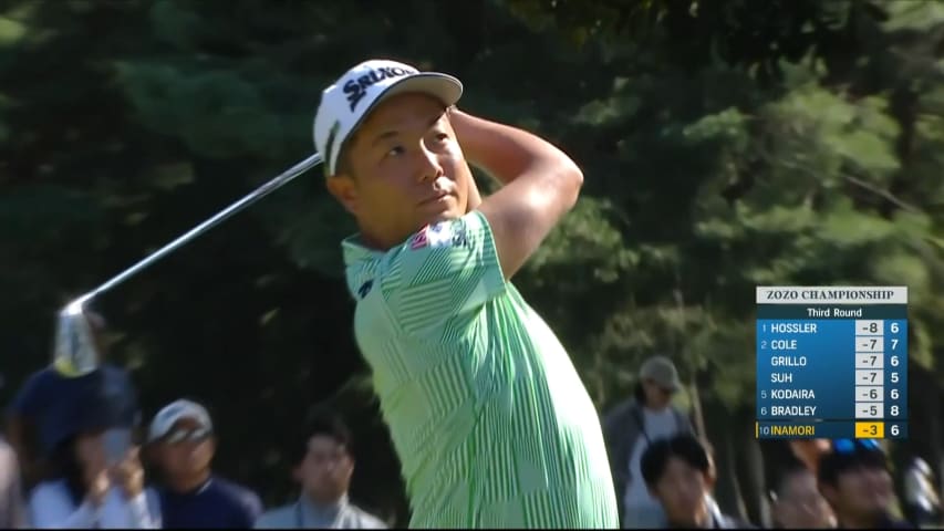 Yuki Inamori sticks tee shot within 10 feet at ZOZO CHAMPIONSHIP