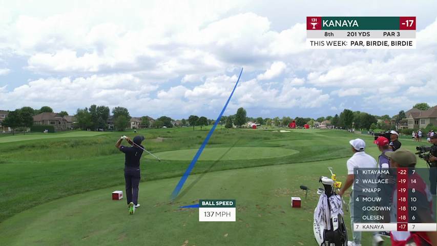 Takumi Kanaya dials in tee shot at 3M Open
