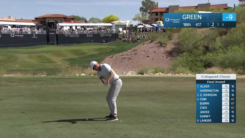 Richard Green makes birdie on No. 18 at Cologuard Classic